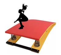 Trampolino da Ginnastica, Piccolo Trampolino for Allenamento nella Volta di Ginnastica, Trampolino di Ginnastica Portatile, Volta da Ginnastica in Legno Duro