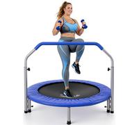 TRAMPOLINO ELASTICO PIEGHEVOLE PER BAMBINI 102 CM ATTREZZATURA PER PALESTRA GIOC