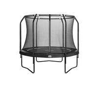 Trampolino fuori terra SALTA Premium Black Edition - 100 kg, 54 molle, rete di sicurezza