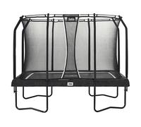 Trampolino fuori terra SALTA Premium Black Edition, 150 kg, 76 molle, acciaio