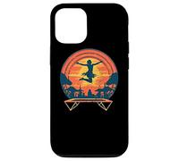Trampolino Giardino ginnasta Donne Fitness Trampolino Custodia per iPhone 12/12 Pro