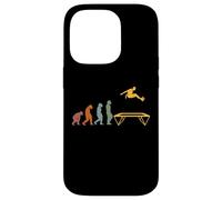 Trampolino Giardino ginnasta Fitness Cardiogram Trampolino Custodia per iPhone 14 Pro