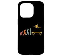 Trampolino Giardino ginnasta Fitness Cardiogram Trampolino Custodia per iPhone 15 Pro