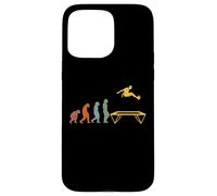 Trampolino Giardino ginnasta Fitness Cardiogram Trampolino Custodia per iPhone 15 Pro Max