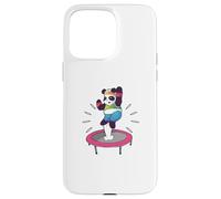 Trampolino Giardino ginnasta Fitness Trampolino Panda Custodia per iPhone 15 Pro Max