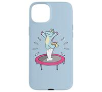 Trampolino Giardino ginnasta Fitness Unicorno Trampolino Custodia per iPhone 15 Plus