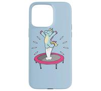 Trampolino Giardino ginnasta Fitness Unicorno Trampolino Custodia per iPhone 15 Pro Max