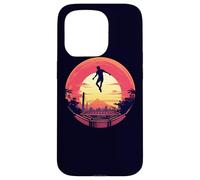 Trampolino Giardino ginnasta Jumping Fitness Trampolino Custodia per iPhone 15 Pro