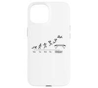Trampolino Giardino ginnasta Weekend Fitness Trampolino Custodia per iPhone 15