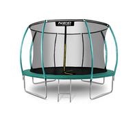 Trampolino da giardino profilato Neo-Sport da 435 cm (14 piedi) con rete interna