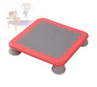 Trampolino per bambini da interni, design mini quadrato, con base antiscivolo per allenamento di integrazione sensoriale