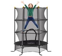 Trampolino per bambini Homcom Ø163 cm con rete di sicurezza