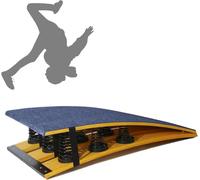 Trampolino Per Ginnastica Adulti Per Allenamento Di Volteggio E Acrobazie - Modelli A 4 E 9 Molle, Struttura In Acciaio Robusto, Per Esercizi Di Back Handspring E Acrobazie #2