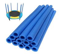 Trampolino Poles Replacement, 12 pezzi Trampolino Safety Pole Cover Foam, Thick Protective Sleeves, Straight Spring Guard for Backyard, Playground, Indoor, Yard, Bouncing Area, Outdoor Use
