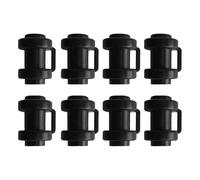 Trampolino - PP 6,8 cm, tappi per pali di altoparlante, materiale spesso | fissaggio sicuro, supporto a rete di sicurezza, coperchi asta in tubi 25 mm, parti di ricambio, gioco all'aperto,