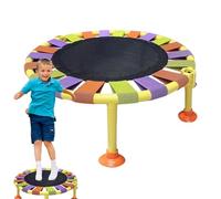 Trampolino Rebounder Minii - Trampolino da esercizio con piccolo rimbalzo | Trampolino silenzioso con letto di salto pieghevole con supporto di carico da 165 libbre | Trampolino fitness pieghevole per