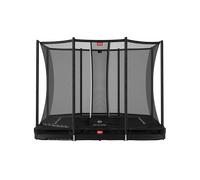 Trampolino + Rete di sicurezza BERG Favorit InGround Rettangolare 280x190 Nero Nero