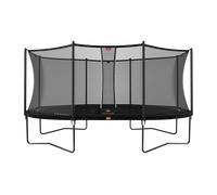 Trampolino + Rete di sicurezza BERG Favorit Regular Ovale 520x345 Nero Nero