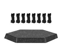 Trampolino Sun Shade Cover | Thermoplastic Elastomer, 6ft-14ft Sizes | Easy Install UV Block Top For 6/8 Pole Trampolino | Full Coverage Trampolino Accessory