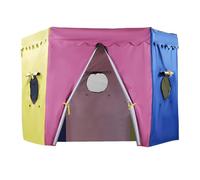 Trampolino Tent, Trampolino Cover, Waterproof Sunshade Tarp with Anti-UV Protection, Outdoor Shelter Canopy, Spring Floor Roof for Picnic Jumping Party Events, Multicolor