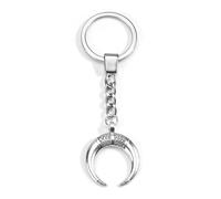 Tranbath Portachiavi a mezzaluna, personalizzabile con fasi lunari, come regalo di compleanno per donne, piccoli regali per fidanzata o sorella, luna, regalo di ricordo