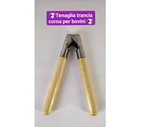 Trancia corna con manico in plastica per bovini