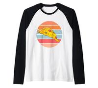 Trancio di Pizza Formaggio peperoni Olive Delizioso Umorismo Maglia con Maniche Raglan