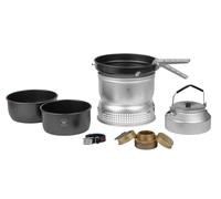 Trangia 25 Series, Gavetta Antiaderente con Bollitore E Scaldavivande Unisex Adulto