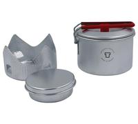 Trangia Stufa a gel compatta ultra leggera e leggera, perfetta per il campeggio da soli, include tazza a T con coperchio