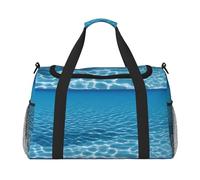 Tranquil - Borsa da palestra con stampa di paesaggi subacquei, borsa da palestra, bagaglio a mano per il fine settimana, borsone e borsa a tracolla per viaggi e fitness