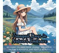Tranquil Days in Nature’s Embrace: coloring book for adults, relaxing coloring book,flowers and fields coloring, mountains and lakes coloring, mindful ... coloring for adults,outdoor scenery coloring
