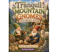 Tranquil Mountain Gnomes Coloring Book: Peaceful Alpine Fantasy Scenes