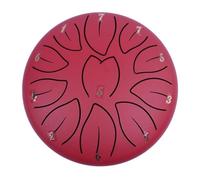 Tranquil Typhoon - Tamburo Chakra Rain da 6 pollici con 11 toni for momenti di pace(Red)