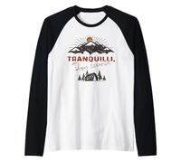 Tranquilli Dopo la Spianata Uomini e Donne Trekking Montagna Maglia con Maniche Raglan