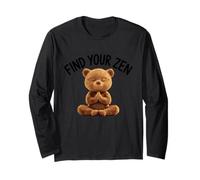 Tranquillo Meditativo Orso Zen Serenity Maglia a Manica