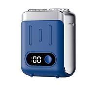 Tranquillo Piccolo Rasoio Elettrico per Gli Uomini Display Digitale Piccolo Regolabarba Elettrico per Viaggi di Lavoro e