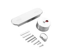 Tranquillo Push Bagno Scorrevole Bolt Zincs Leghe Divisorio Porta con Indicatori di Occupazione Facile Installazione Pubblica Privacy