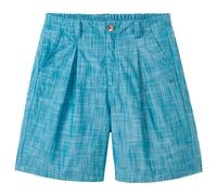 Tranquillo - Women's High Waist Shorts in Leinenoptik - Pantaloncini 42 turchese/blu
