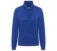 Tranquillo - Women's Jersey-Shirt mit Kragen - Maglia a manica lunga L blu