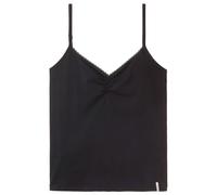 Tranquillo - Women's Spaghetti-Top mit Spitze - Top S nero
