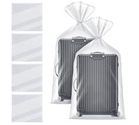 Tranrantic 100x150cm Sacchetti Trasparenti Grandi,4 Pezzi Sacchetti Plastica Piatti Grandi,Durevoli e Antipolvere Buste Trasparenti per Valigie,Mobili,Trapunte,Sedie da Ufficio,Giocattoli di Peluche