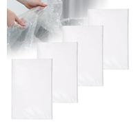 TranRantic 4 Confezioni Telo Plastica, Trasparente Teli Copritutto in Plastica, Telo Protettivo Imbianchino Antipolvere, 4 x 5 Metri, Telo Protettivo per Pittura