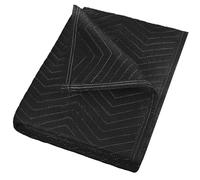 TranRantic Coperte da Trasloco Spesse e Resistenti 180×120 cm, Nero | Imbottite e trapuntate, Coperte per Imballaggio e Avvolgimento dei Mobili, Ideale per Spedizioni Traslochi Protezione Sicura