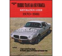 Trans Am Firebird E Formula Restauro Guida Manuale 1980 1979 1978 1977 1976