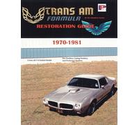 Trans Am Firebird E Formula Restauro Guida Manuale 1980 1979 1978 1977 1976