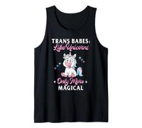 Trans Babes Like Unicorns Only More Magical Funny Meme Canotta