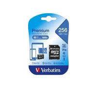 VERBATIM 44087 - Scheda di memoria MicroSDXC 256 GB, Verbatim, classe 10