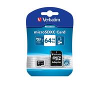 Verbatim Premium 64 GB MicroSDXC Classe 10