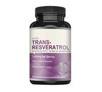 Trans Resveratrol 1500mg Altamente Purificante Biodisponibile Quercetina 120C