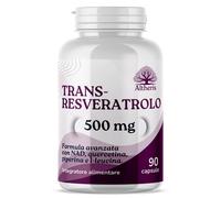 Trans Resveratrolo 500mg Puro NAD 90Cps con Quercetina L Leucina e Piperina